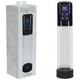 Pumped Megalift Automatic Penis Pump USB Rechargeable Clear Intimacy Device Black PUMPS Male Electric
